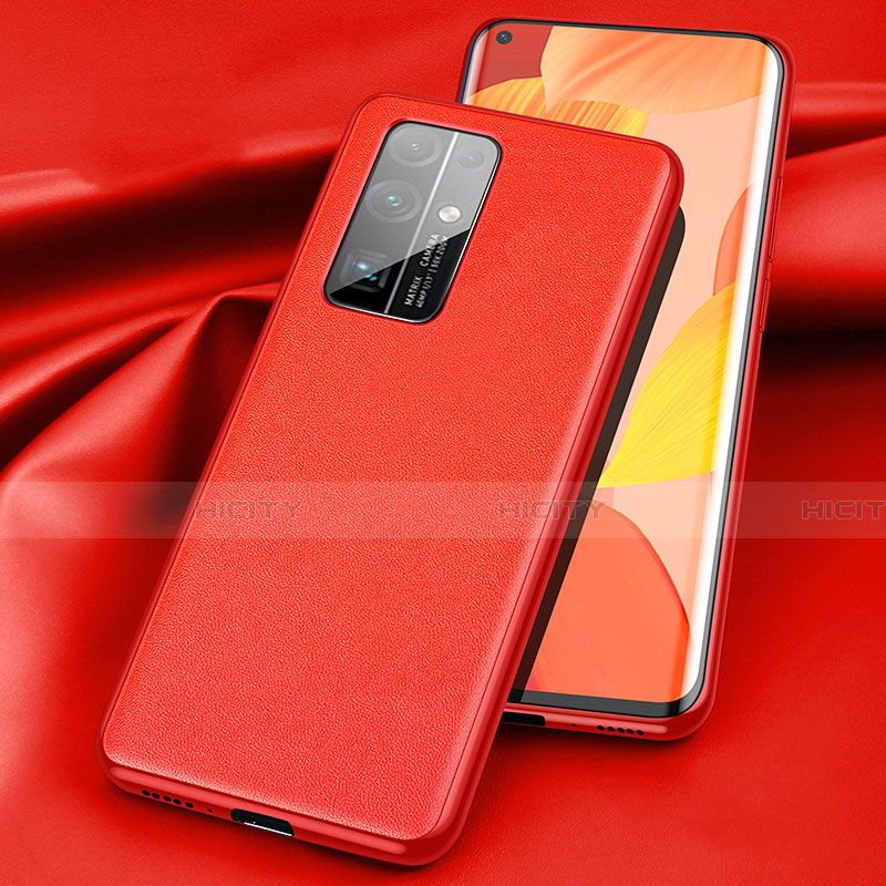 Funda Lujo Cuero Carcasa S01 para Huawei Honor 30 Rojo