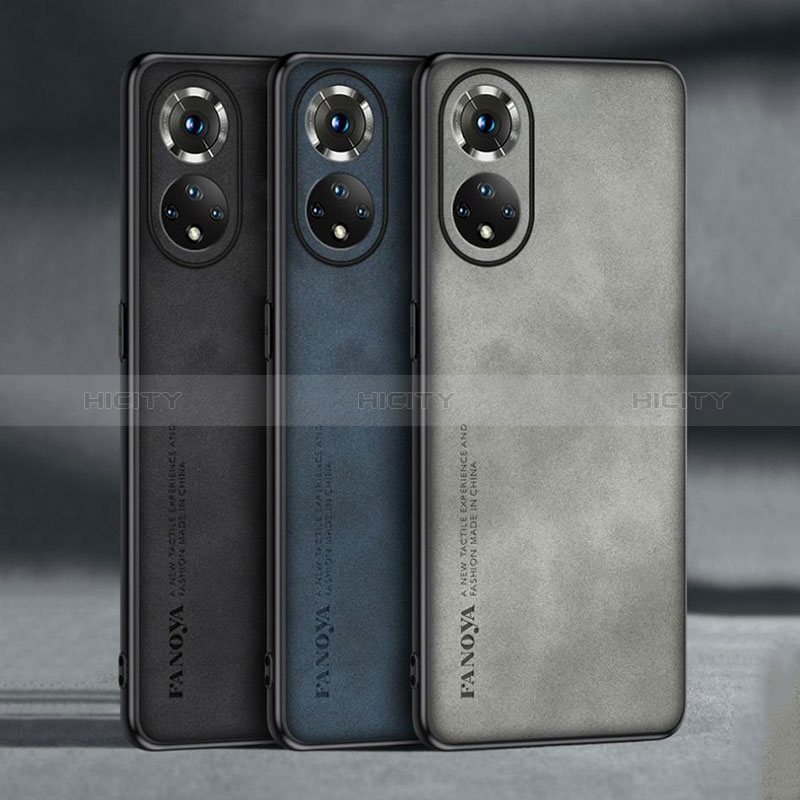 Funda Lujo Cuero Carcasa S01 para Huawei Honor 50 Pro 5G