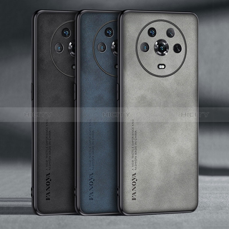 Funda Lujo Cuero Carcasa S01 para Huawei Honor Magic4 5G