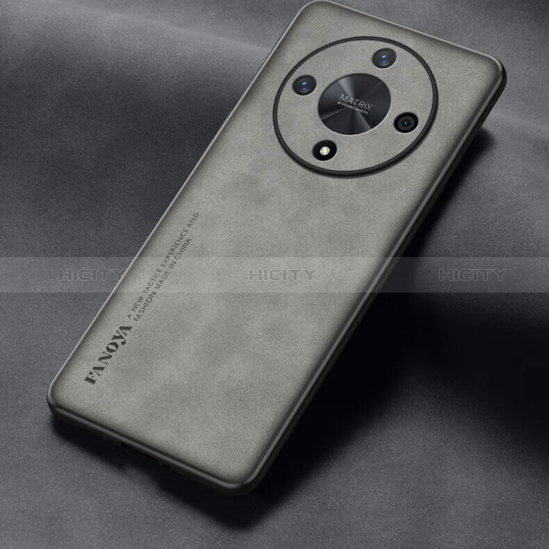 Funda Lujo Cuero Carcasa S01 para Huawei Honor X9b 5G