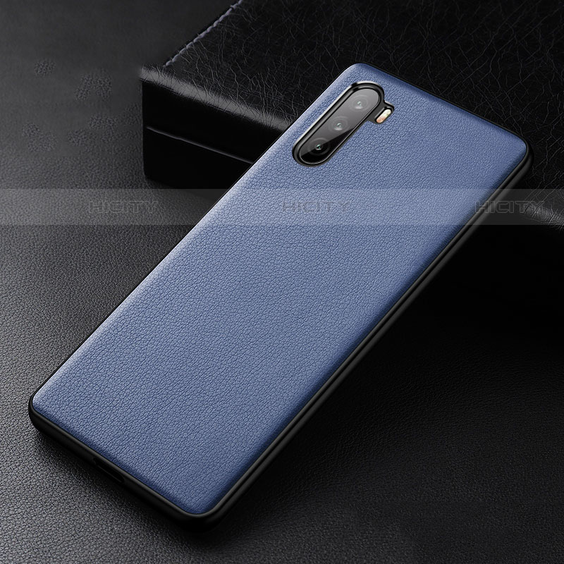 Funda Lujo Cuero Carcasa S01 para Huawei Mate 40 Lite 5G Azul