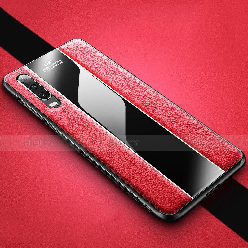 Funda Lujo Cuero Carcasa S01 para Huawei P30