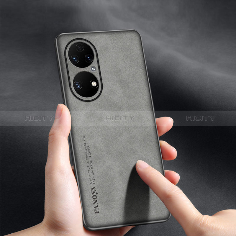 Funda Lujo Cuero Carcasa S01 para Huawei P50