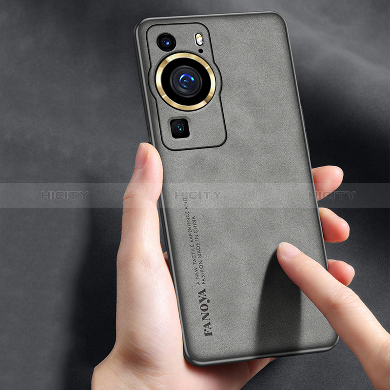 Funda Lujo Cuero Carcasa S01 para Huawei P60 Pro