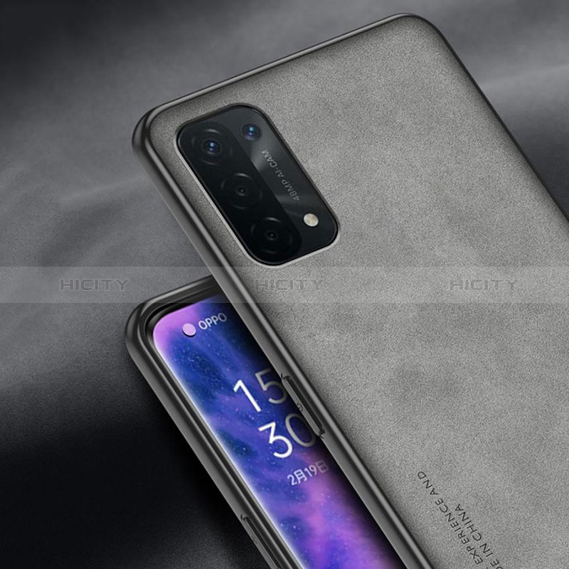 Funda Lujo Cuero Carcasa S01 para Oppo A74 5G