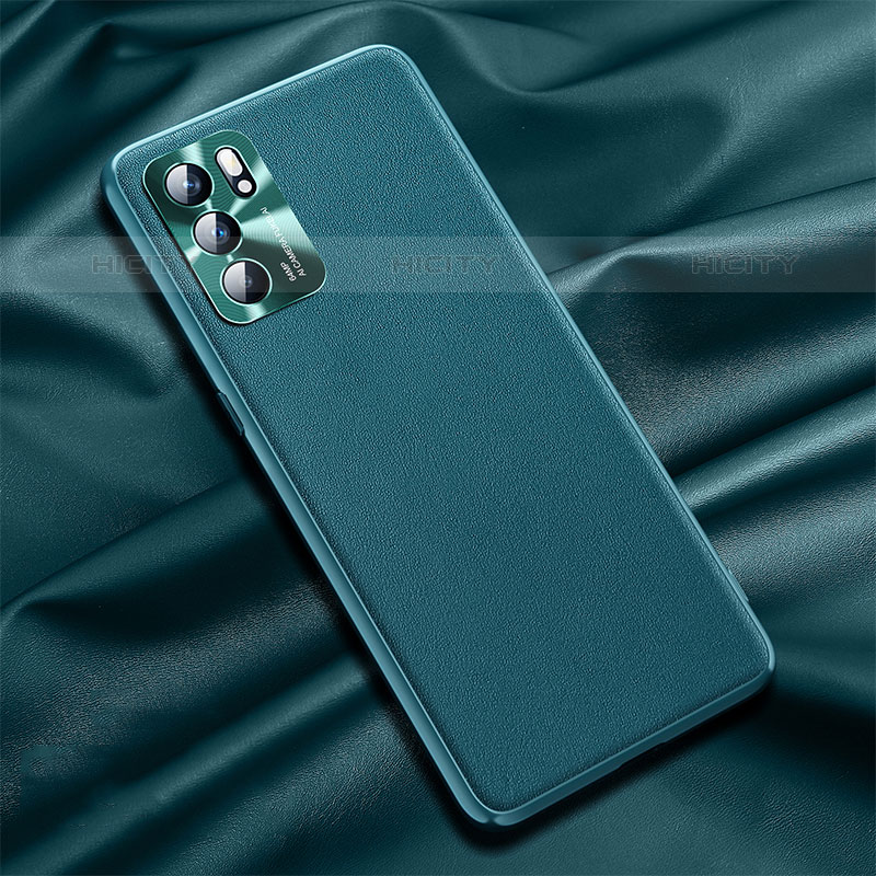 Funda Lujo Cuero Carcasa S01 para Oppo Reno6 5G