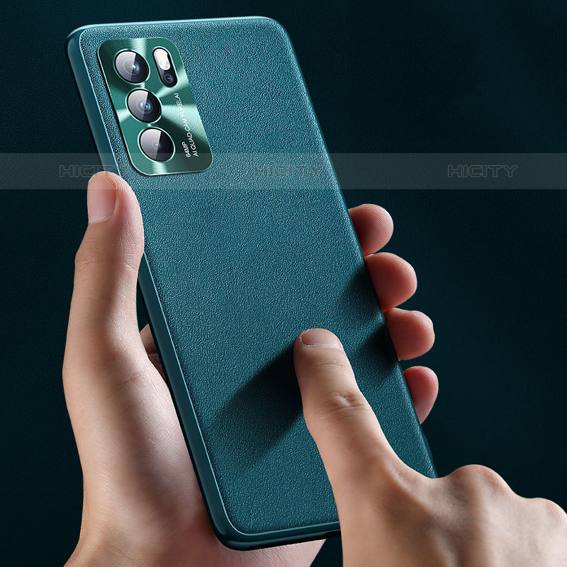 Funda Lujo Cuero Carcasa S01 para Oppo Reno6 5G