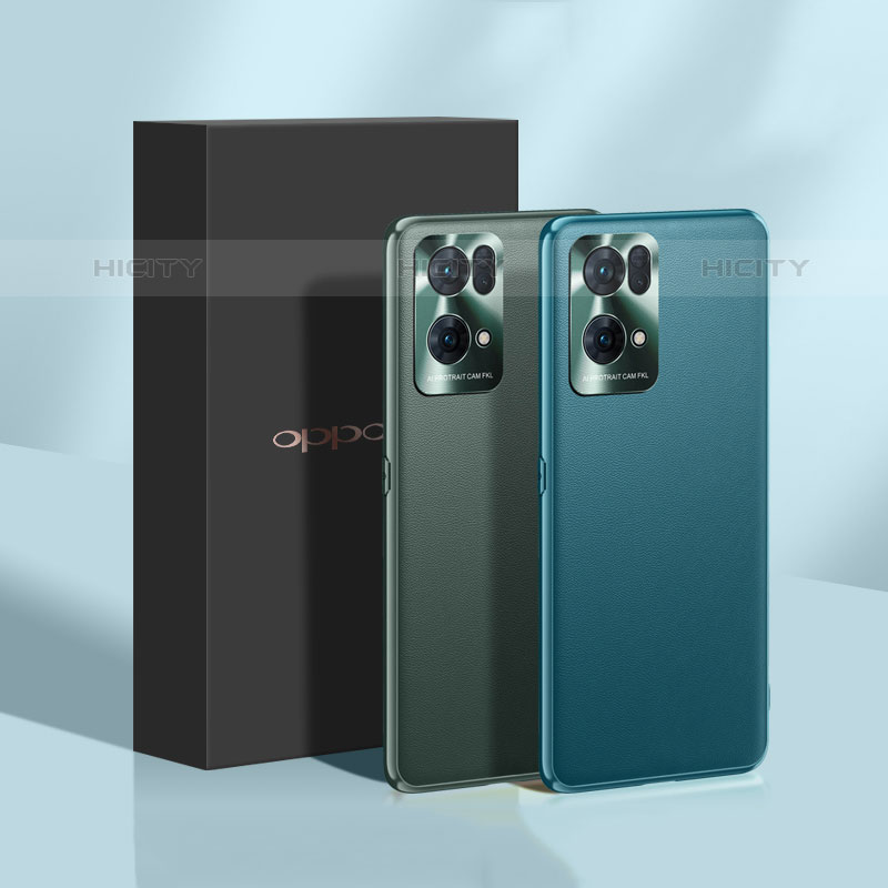 Funda Lujo Cuero Carcasa S01 para Oppo Reno7 SE 5G