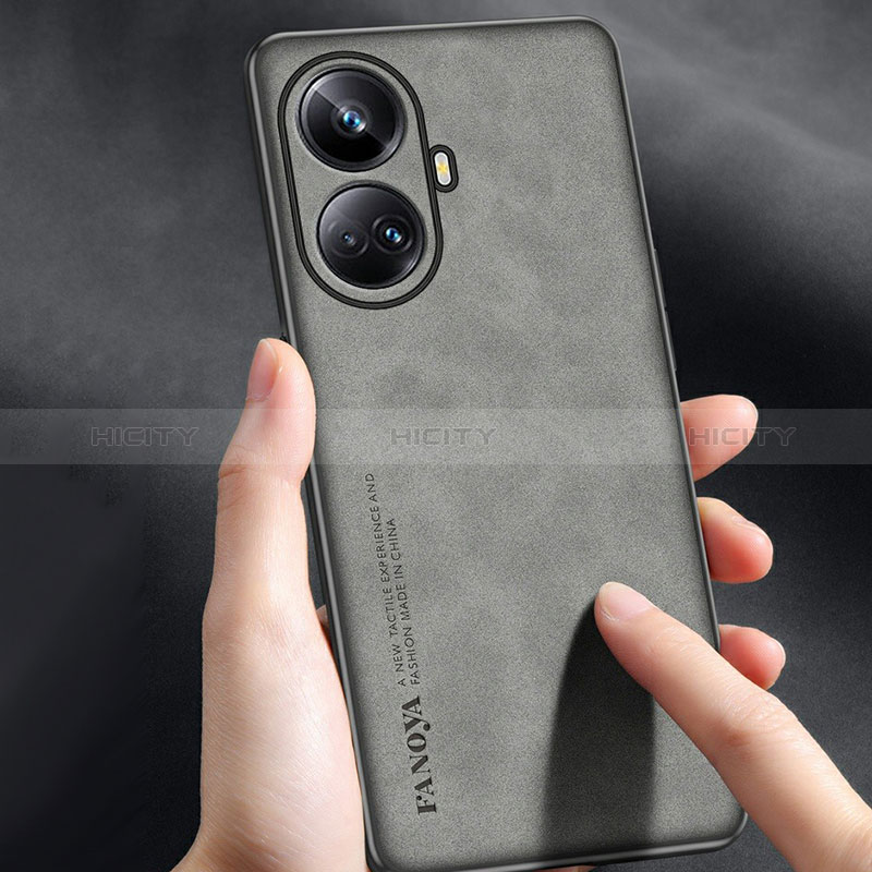 Funda Lujo Cuero Carcasa S01 para Realme 10 Pro+ Plus 5G