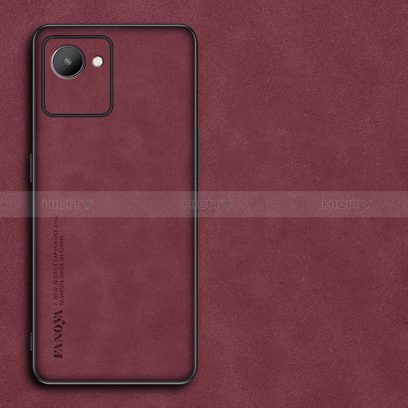 Funda Lujo Cuero Carcasa S01 para Realme C30