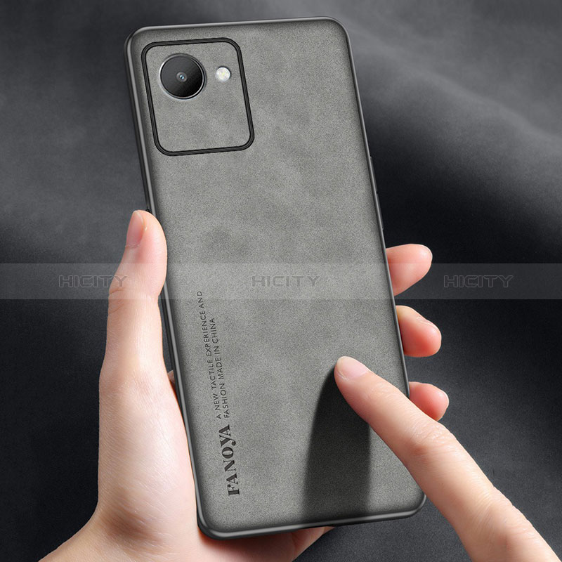 Funda Lujo Cuero Carcasa S01 para Realme C30s