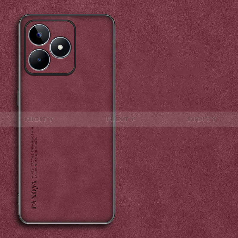 Funda Lujo Cuero Carcasa S01 para Realme C53 India