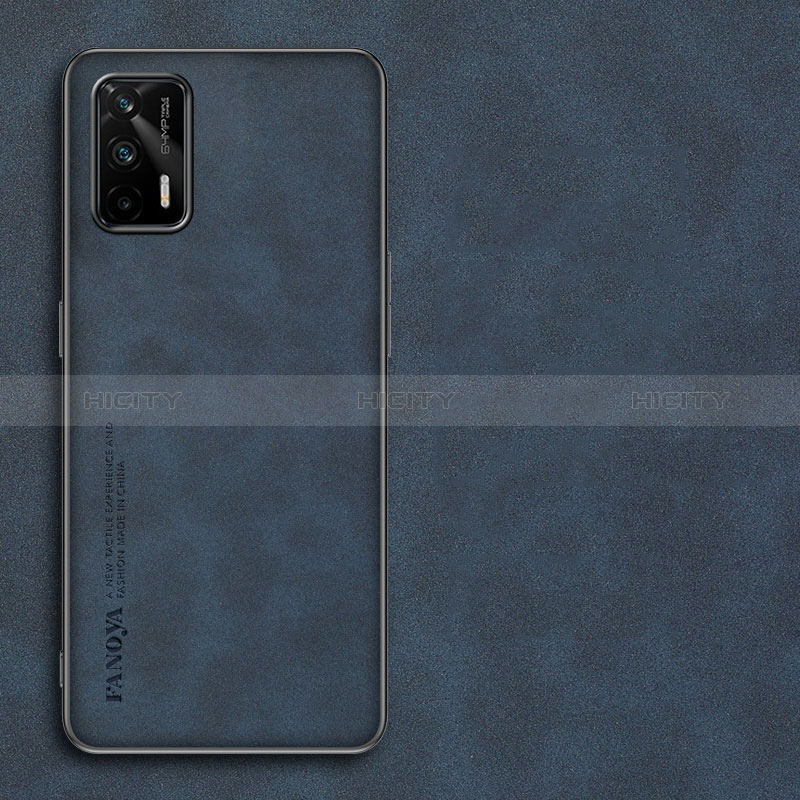 Funda Lujo Cuero Carcasa S01 para Realme GT Neo 5G Azul