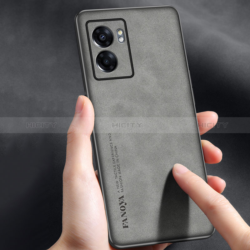 Funda Lujo Cuero Carcasa S01 para Realme Q5i 5G