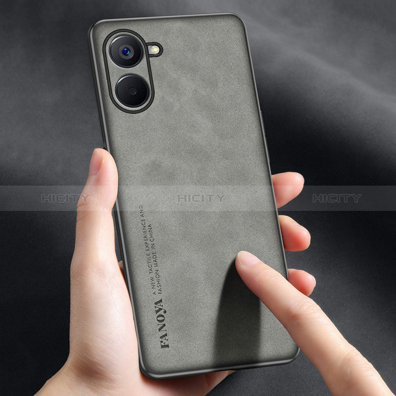 Funda Lujo Cuero Carcasa S01 para Realme V30t 5G