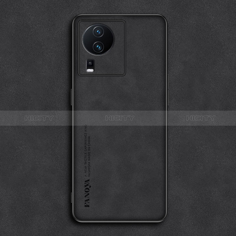 Funda Lujo Cuero Carcasa S01 para Vivo iQOO Neo7 SE Negro