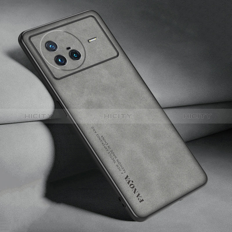 Funda Lujo Cuero Carcasa S01 para Vivo X80 5G