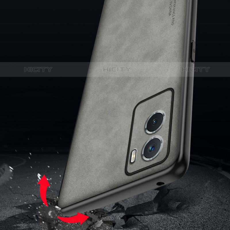 Funda Lujo Cuero Carcasa S01 para Vivo Y55s (2021)