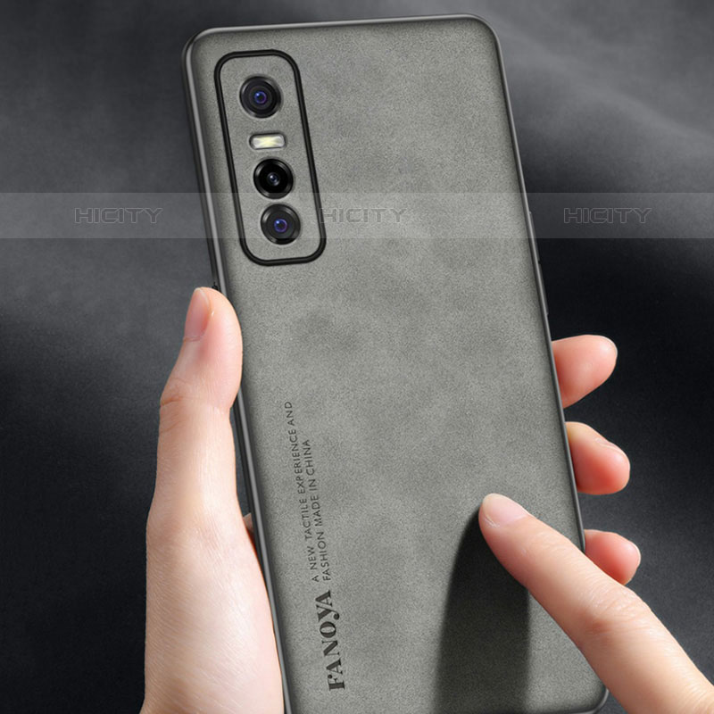 Funda Lujo Cuero Carcasa S01 para Vivo Y73s 5G