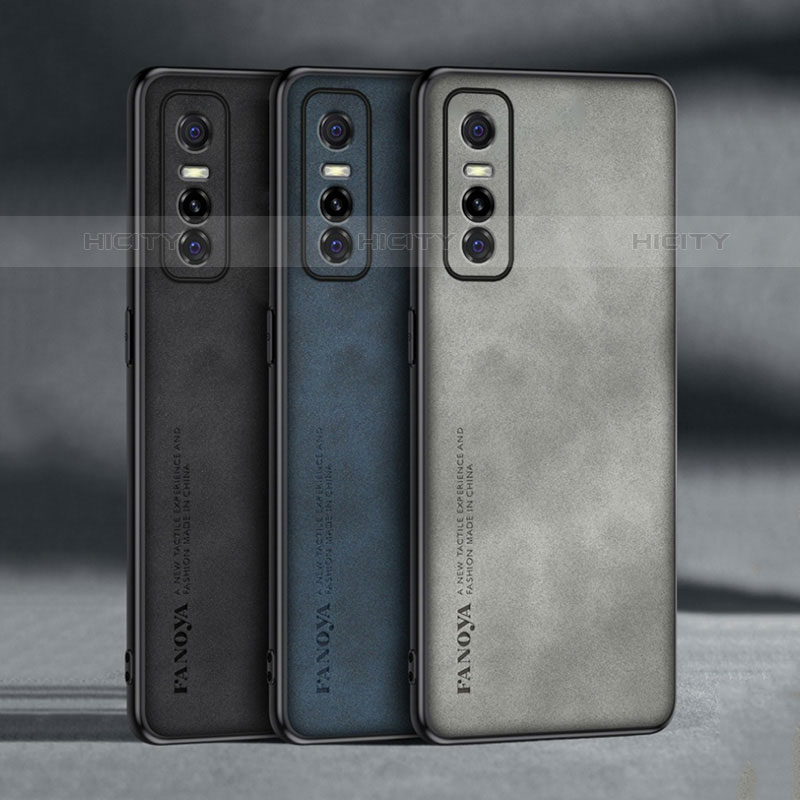 Funda Lujo Cuero Carcasa S01 para Vivo Y73s 5G