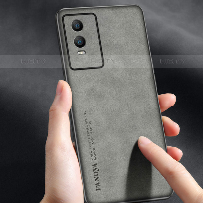 Funda Lujo Cuero Carcasa S01 para Vivo Y74s 5G