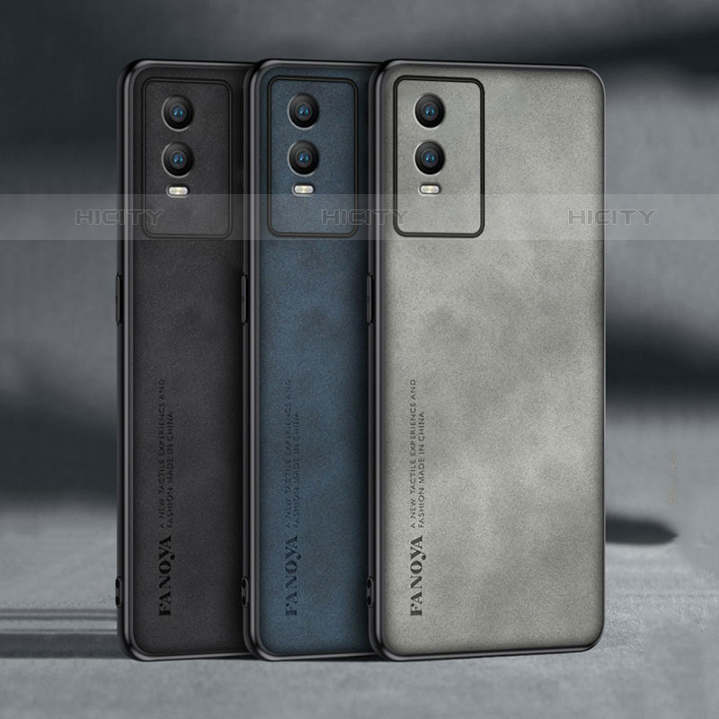 Funda Lujo Cuero Carcasa S01 para Vivo Y74s 5G