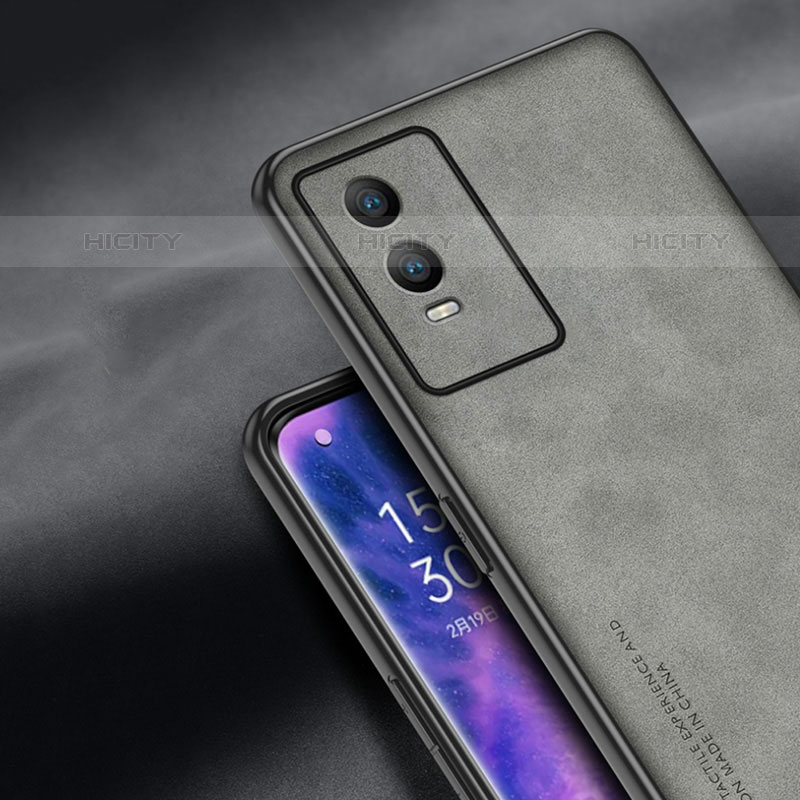 Funda Lujo Cuero Carcasa S01 para Vivo Y74s 5G