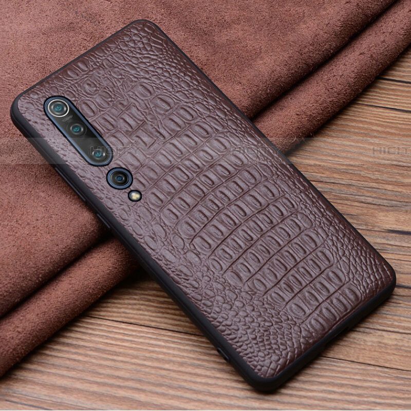 Funda Lujo Cuero Carcasa S01 para Xiaomi Mi 10