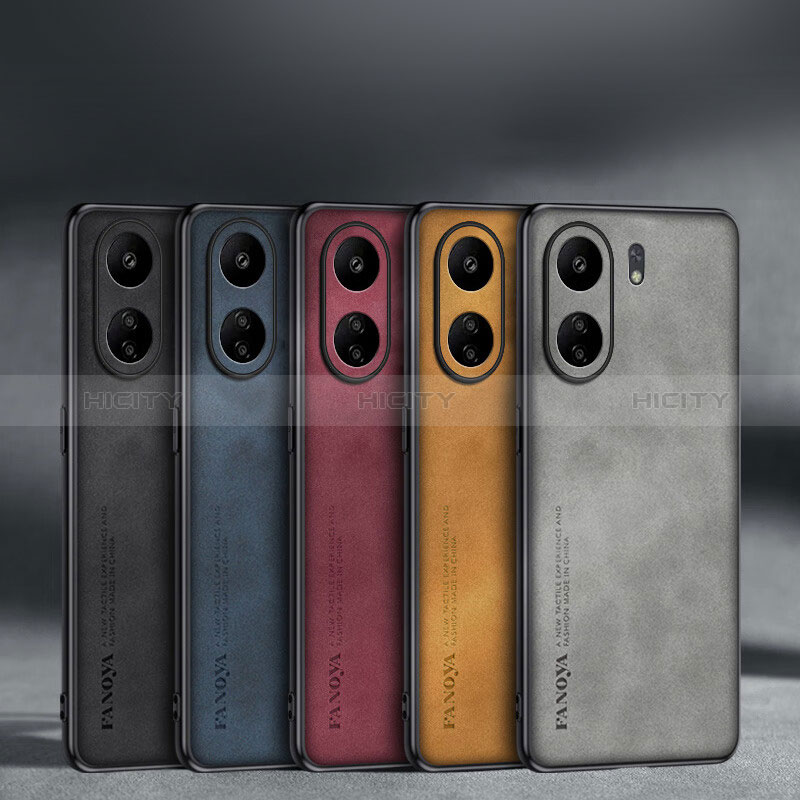 Funda Lujo Cuero Carcasa S01 para Xiaomi Poco C65