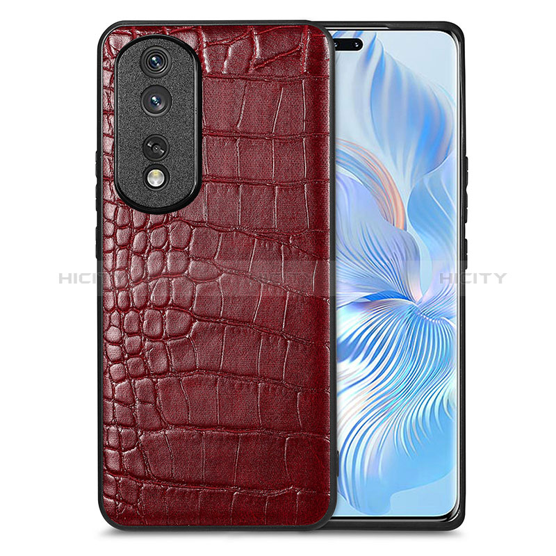 Funda Lujo Cuero Carcasa S01D para Huawei Honor 80 Pro Flat 5G