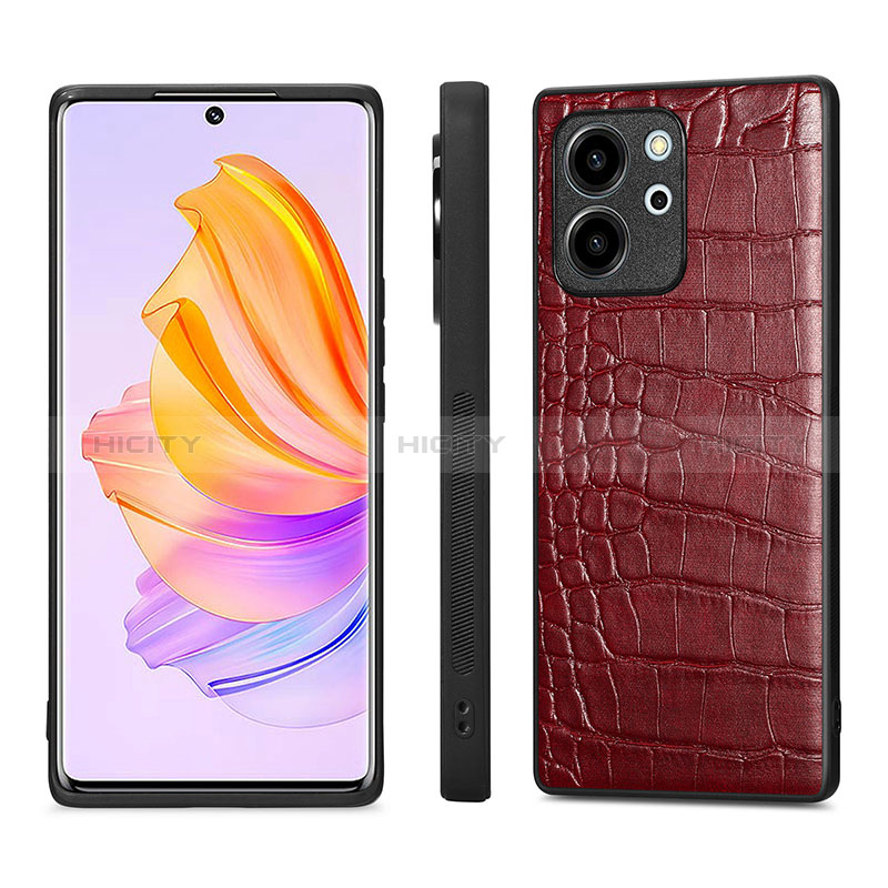 Funda Lujo Cuero Carcasa S01D para Huawei Honor 80 SE 5G