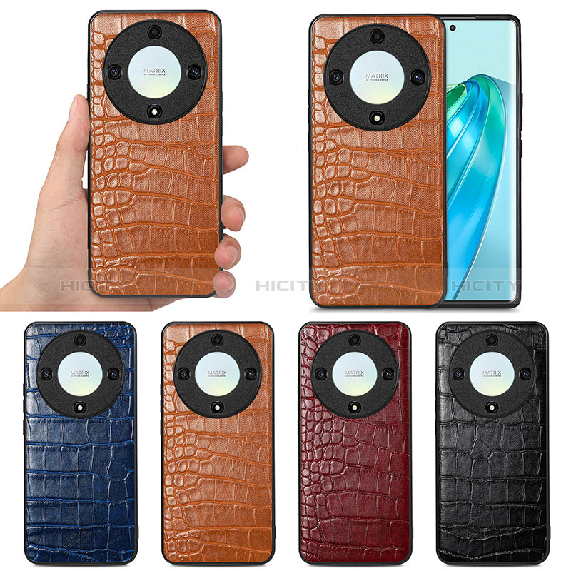 Funda Lujo Cuero Carcasa S01D para Huawei Honor Magic5 Lite 5G