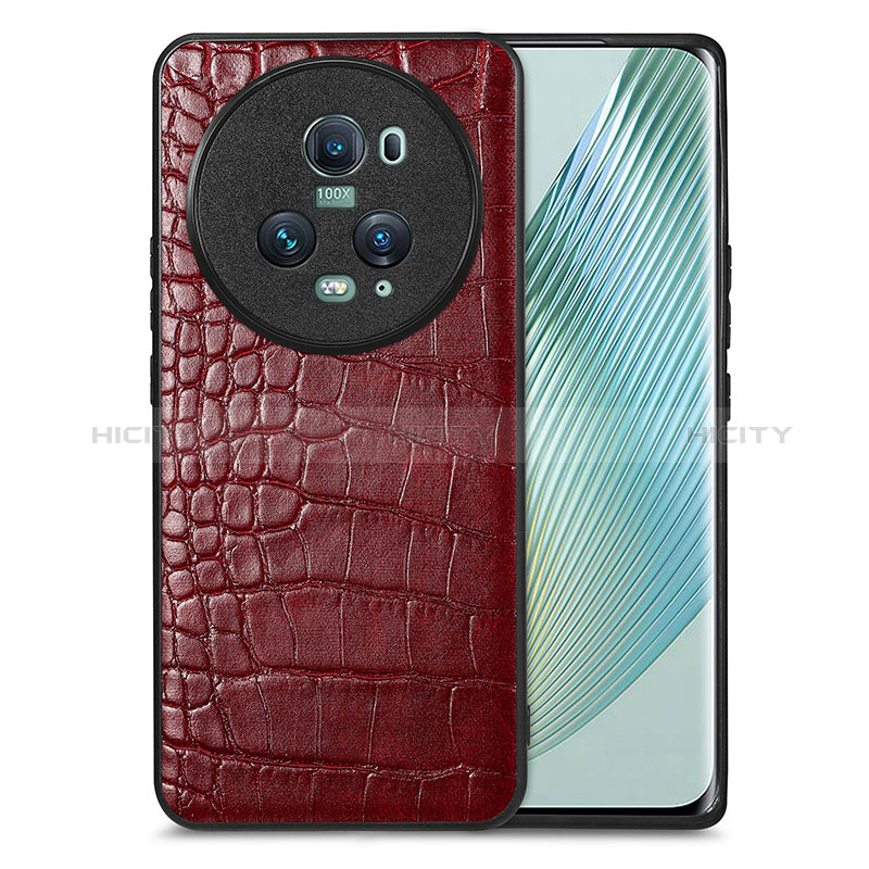 Funda Lujo Cuero Carcasa S01D para Huawei Honor Magic5 Pro 5G