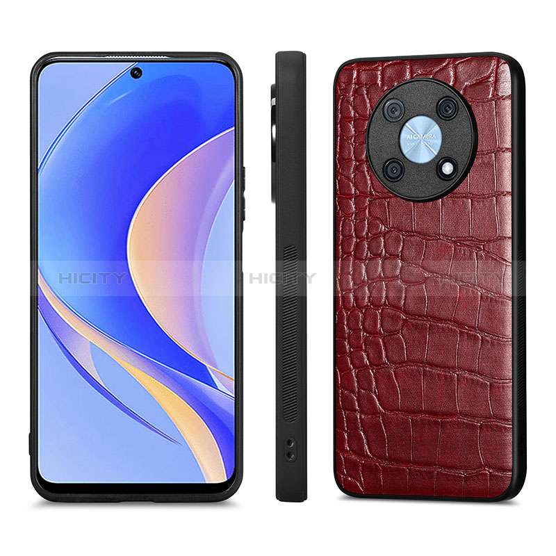 Funda Lujo Cuero Carcasa S01D para Huawei Nova Y90