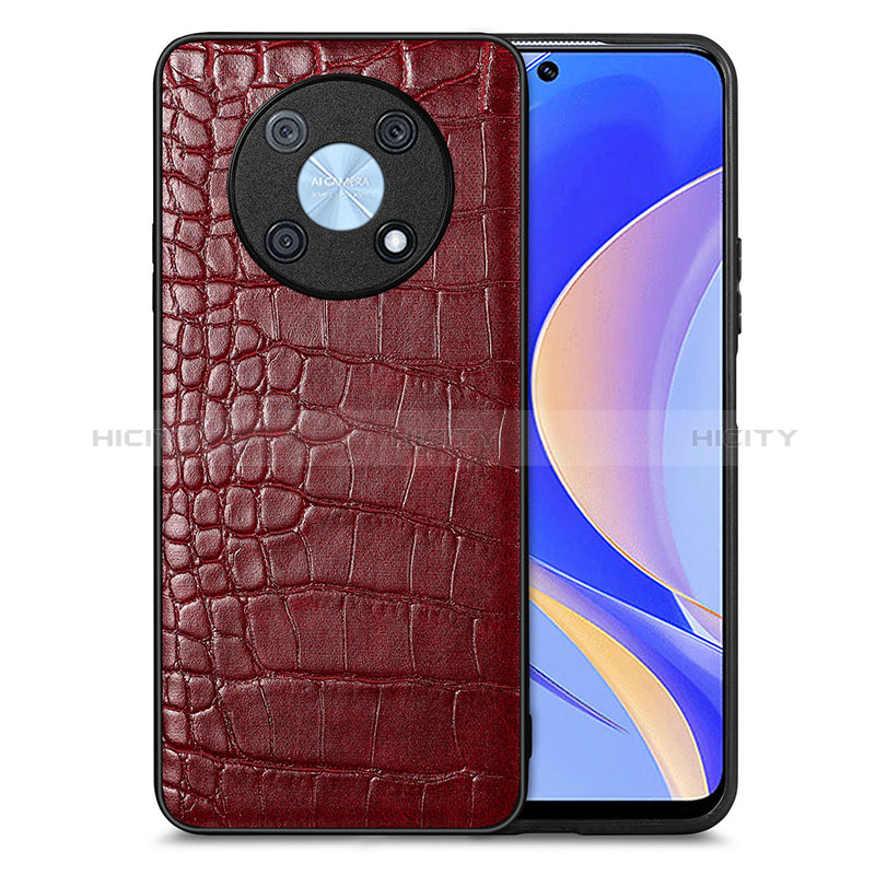 Funda Lujo Cuero Carcasa S01D para Huawei Nova Y90