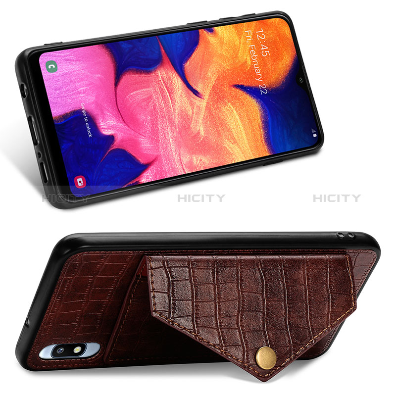 Funda Lujo Cuero Carcasa S01D para Samsung Galaxy A10