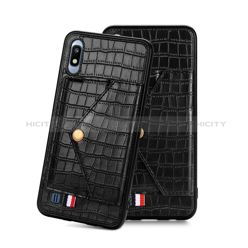 Funda Lujo Cuero Carcasa S01D para Samsung Galaxy A10