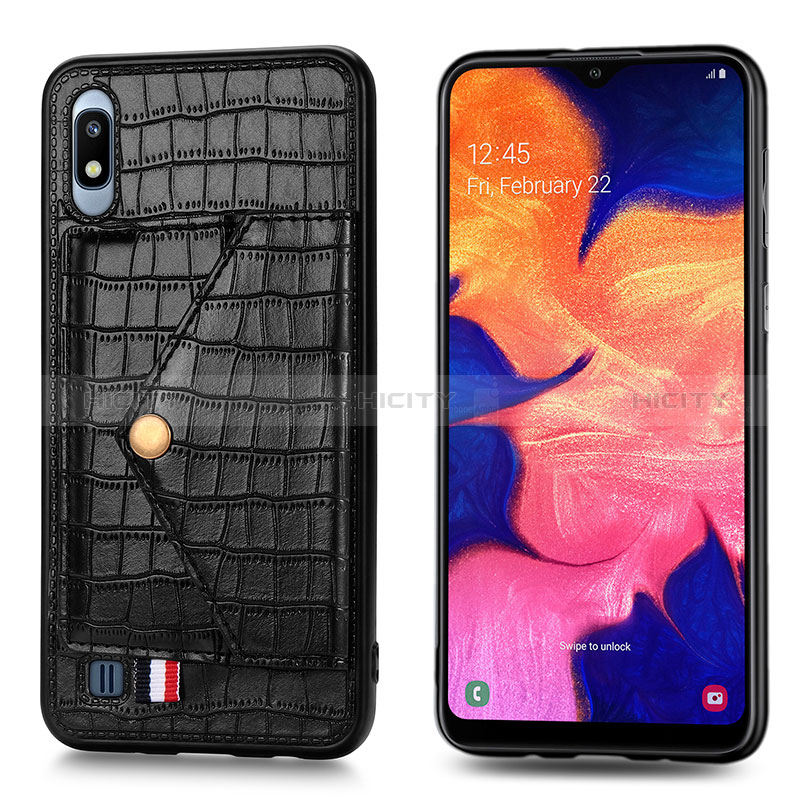 Funda Lujo Cuero Carcasa S01D para Samsung Galaxy A10