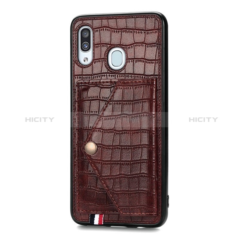 Funda Lujo Cuero Carcasa S01D para Samsung Galaxy A30