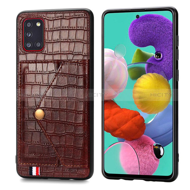 Funda Lujo Cuero Carcasa S01D para Samsung Galaxy A31