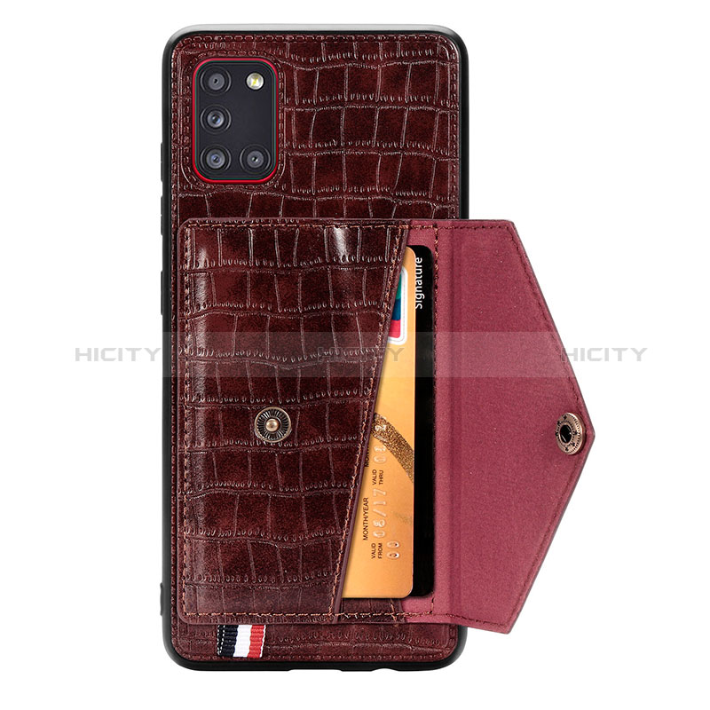 Funda Lujo Cuero Carcasa S01D para Samsung Galaxy A31