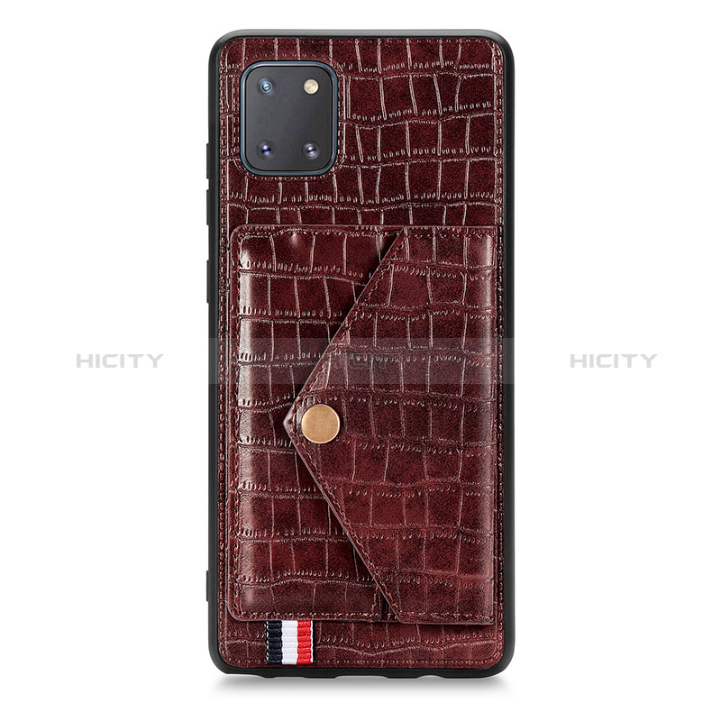 Funda Lujo Cuero Carcasa S01D para Samsung Galaxy A81