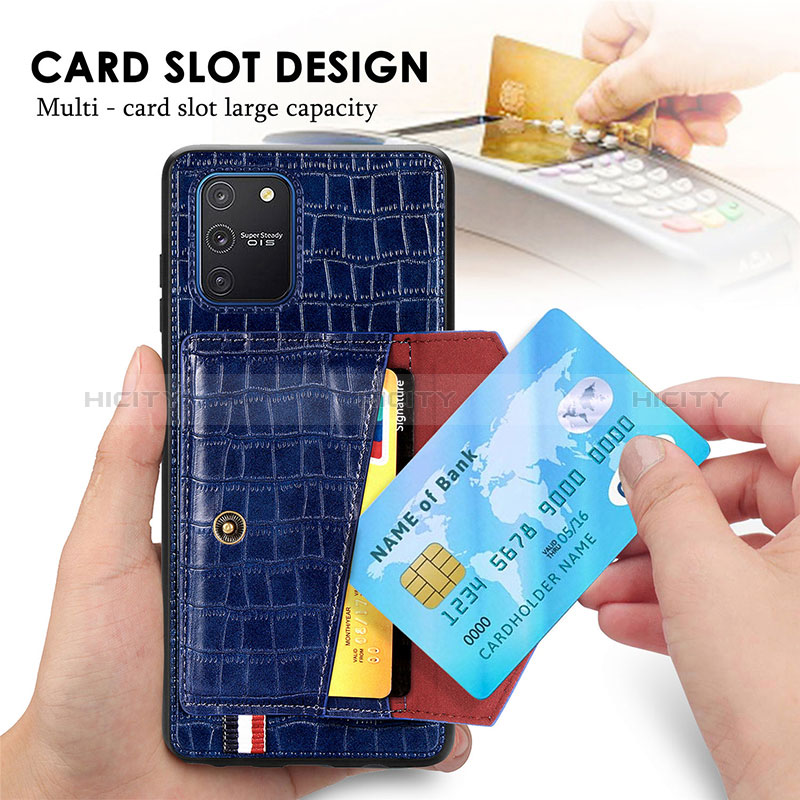 Funda Lujo Cuero Carcasa S01D para Samsung Galaxy S10 Lite