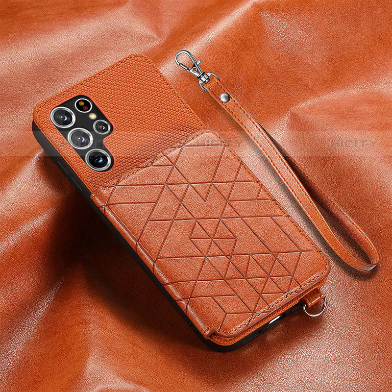 Funda Lujo Cuero Carcasa S01D para Samsung Galaxy S23 Ultra 5G