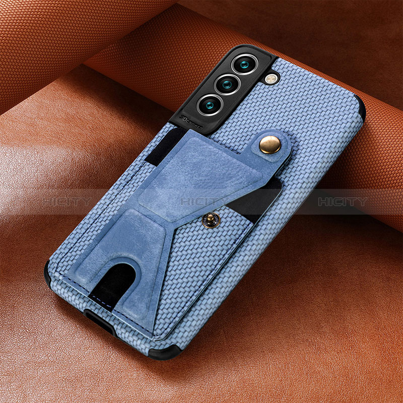 Funda Lujo Cuero Carcasa S01D para Samsung Galaxy S24 5G Azul