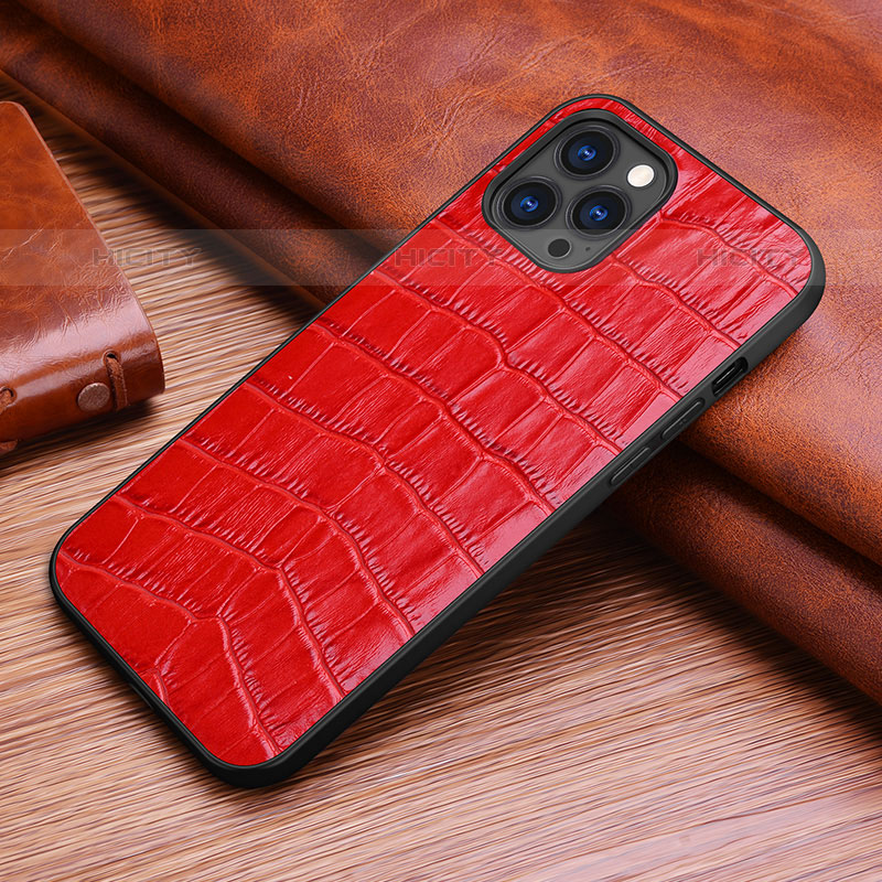 Funda Lujo Cuero Carcasa S02 para Apple iPhone 15 Pro