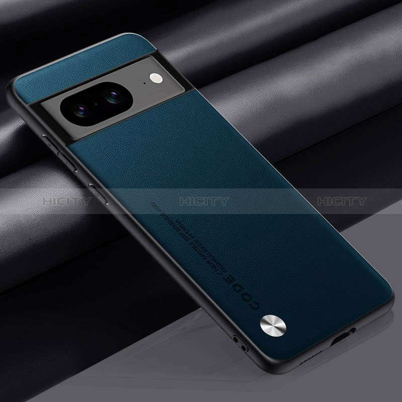 Funda Lujo Cuero Carcasa S02 para Google Pixel 8a 5G Azul