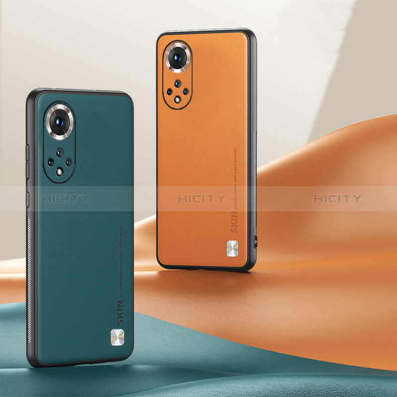 Funda Lujo Cuero Carcasa S02 para Huawei Honor 50 Pro 5G