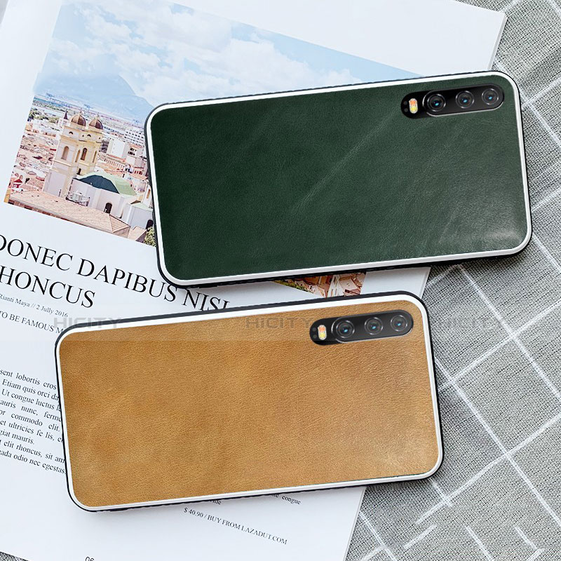 Funda Lujo Cuero Carcasa S02 para Huawei P30