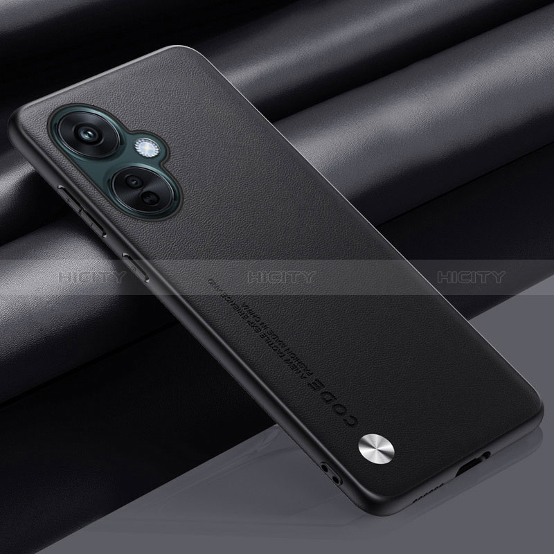 Funda Lujo Cuero Carcasa S02 para OnePlus Nord CE 3 5G Negro